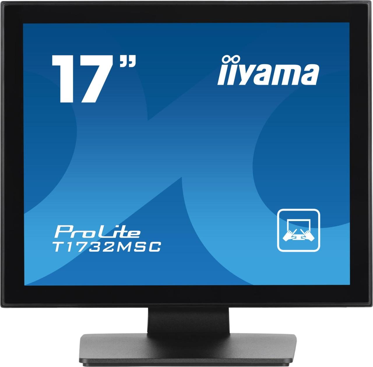 4948570122141 - iiyama 17 Bildschirm ProLite T1732MSC-B1S - LCD monitor - 17 - Black - 5 ms