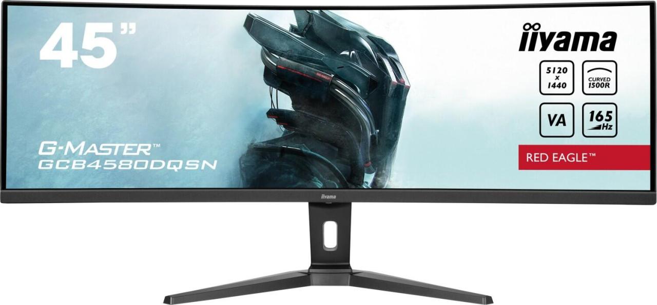 4948570122264 - G-Master Curved Red Eagle Gaming Monitor EEK F (A - G) 1143 cm (45 Zoll) 5120 x 1440 Pixel 329 08 ms HDMI® DisplayPort Kopfhörer (35 mm Klinke)