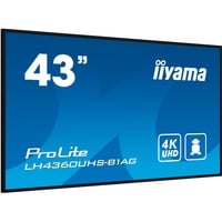 4948570122295 - iiyama ProLite LH4360UHS-B1AG 43 Class (425 viewable) LED-backlit LCD display - 4K - for digital signage