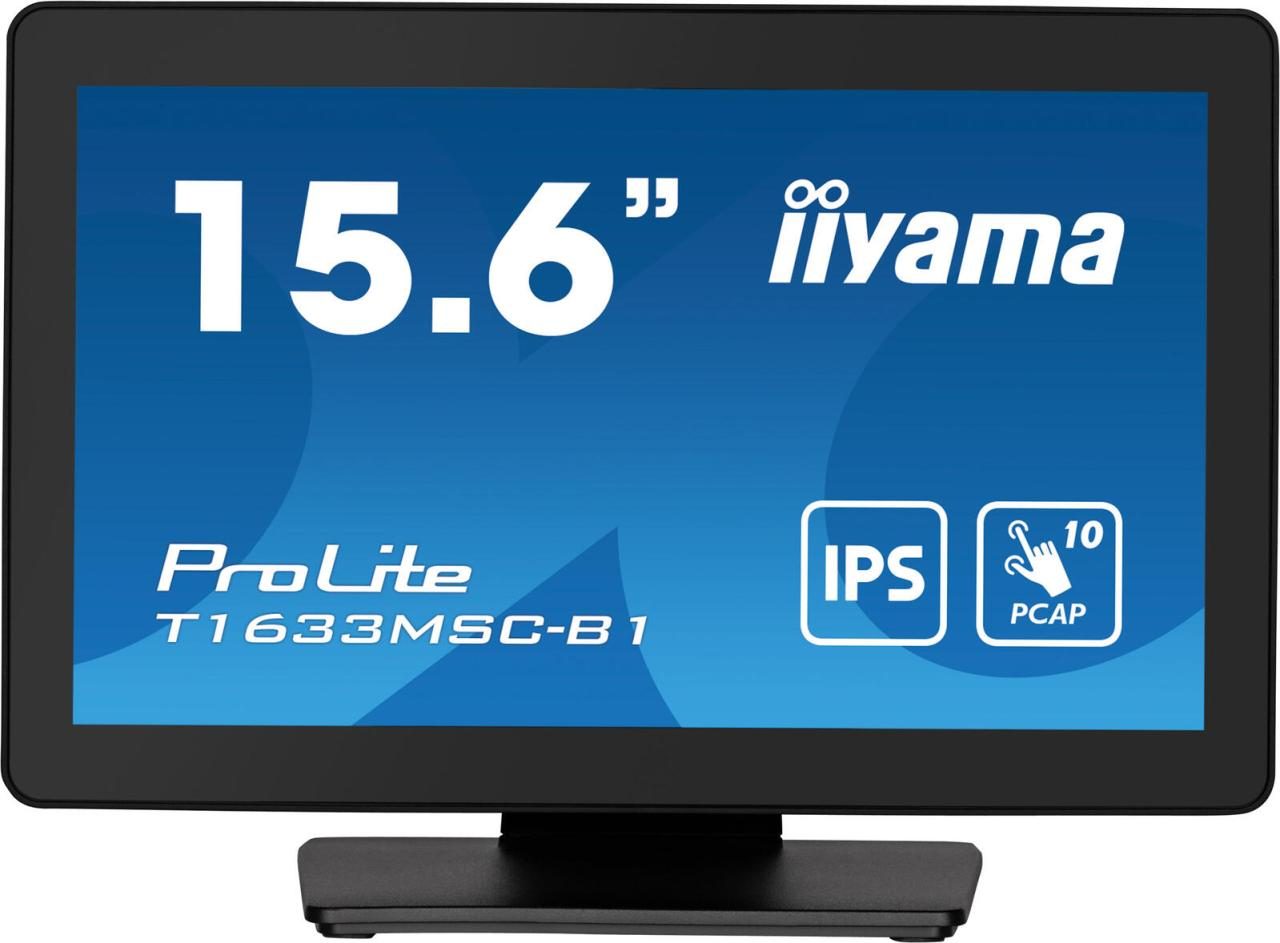 4948570122523 - ProLite T1633MSC-B1 Touchscreen-Monitor EEK C (A - G) 396 cm (156 Zoll) 1920 x 1080 Pixel 169 5 ms HDMI® DisplayPort USB 20 IPS LCD