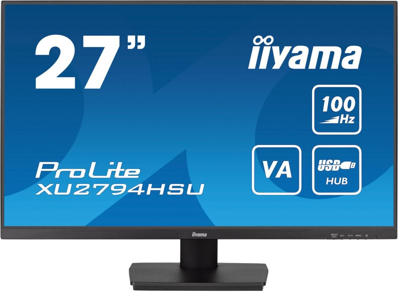 4948570122677 - iiyama 27 Bildschirm ProLite XU2794HSU-B6 - LED monitor - Full HD (1080p) - 27 - Black - 1 ms AMD FreeSync