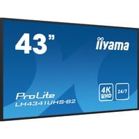 4948570123520 - iiyama ProLite LH4341UHS-B2 43 Class (425 viewable) LED-backlit LCD display - 4K - for digital signage