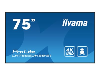 4948570123599 - IIYAMA 1890cm(75) LH7565UHSB-B1 169 2xHDMI+DP+2xUSB IPS retail (Speditionsversand)