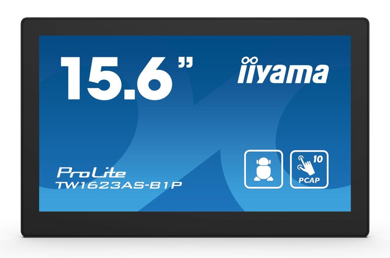 4948570124534 - iiyama ProLite TW1623AS-B1P - touch panel PC RK3568 2 GHz - 4 GB - SSD 32 GB - LED 156