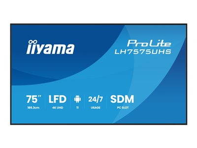4948570125272 - IIYAMA LH7575UHS-B2AG 1905cm 3840x2160 4948570125272 - IIYAMA LH7575UHS-B2AG 1905cm 3840x2160