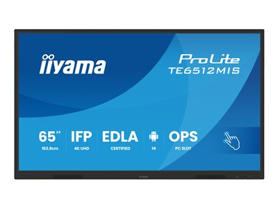 4948570125487 - IIYAMA 1639cm(65) TE6512MIS-B4AG 169 Touch HDMI+DP+USB-C (Speditionsversand) 4948570125487 - IIYAMA 1639cm(65) TE6512MIS-B4AG 169 Touch HDMI+DP+USB-C (Speditionsversand)