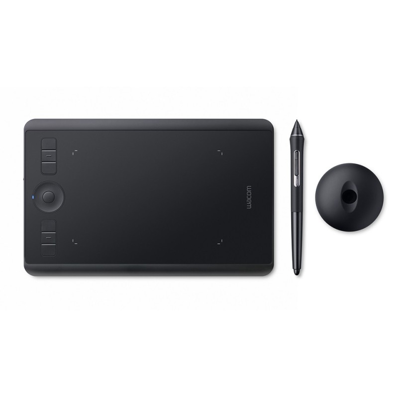 4949268621939 - Intuos Pro Small - Digitalisierer - rechts- und linkshändig - 16 x 10 cm - Multi-Touch - elektromagnetisch - 6 Tasten - kabellos kabelgebunden - Bluetooth USB 20 - Schwarz