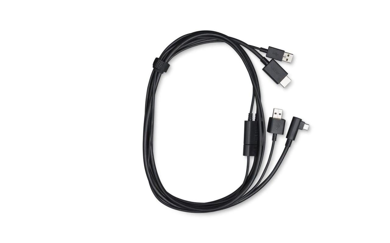 4949268792493 - X-Shape Cable - Video   Audio   Daten   Stromkabel - USB HDMI männlich zu Stromversorgung Digitalisiereranschluss - für One DTC133