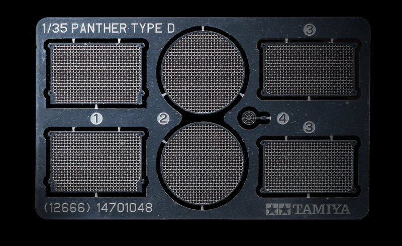 4950344126668 - 300012666 - 135 Photoätzteile Kühler Panther AusfD