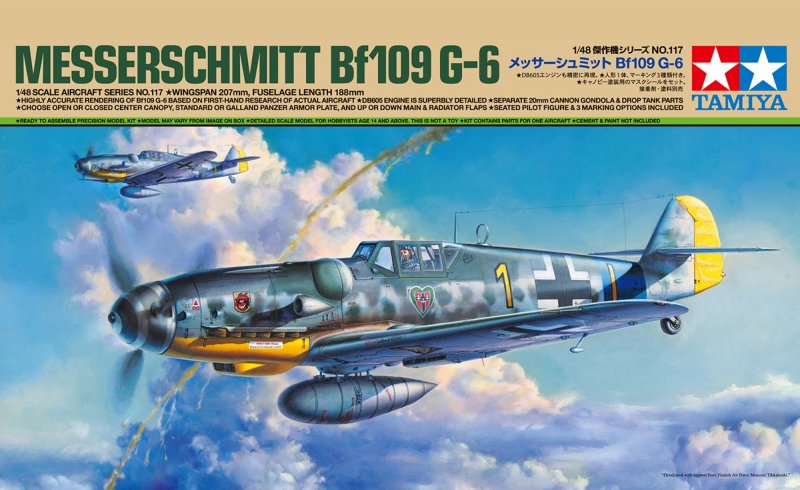 4950344611171 - 300061117 - 148 Dt Bf109 G-6 Messerschmitt