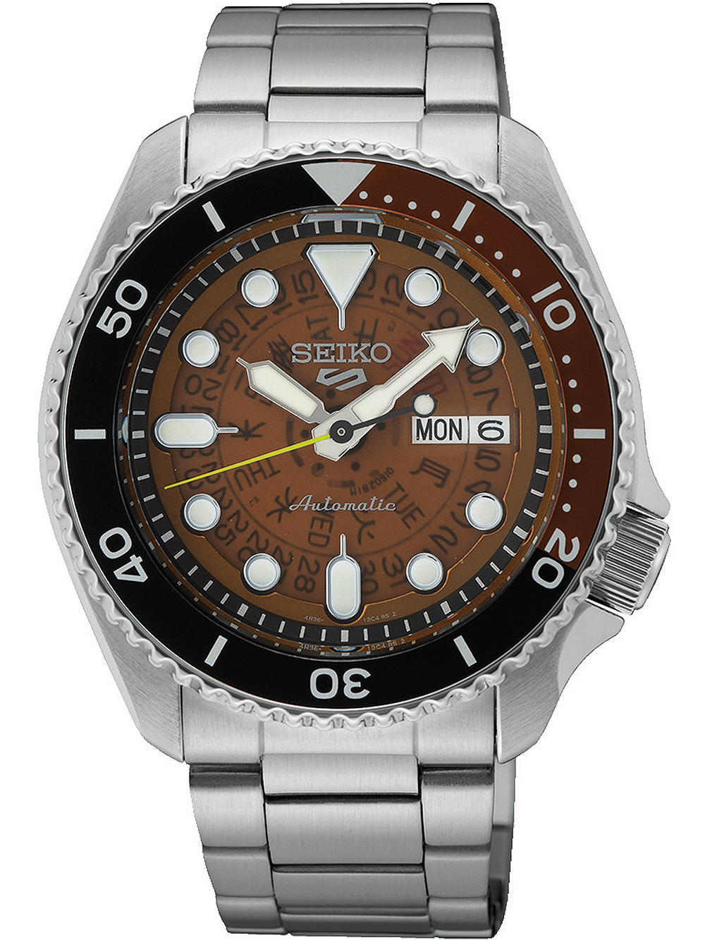 4954628248268 - Automatikuhr SEIKO 5 Sports SRPJ47K1 Armbanduhren silberfarben Herren Automatikuhren