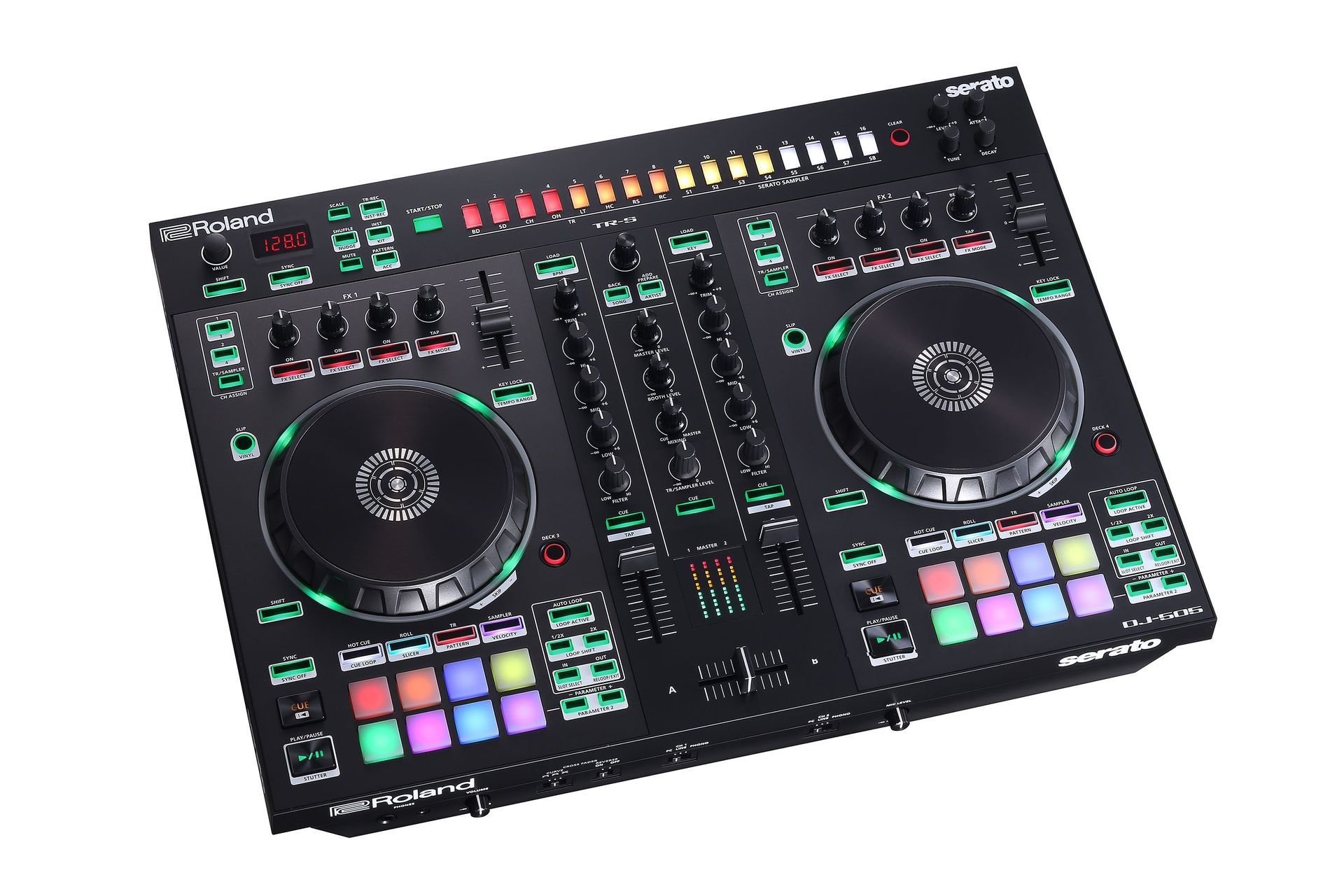 4957054511326 - DJ-505 2-Kanal DJ Controller für Serato DJ mit vier Decks