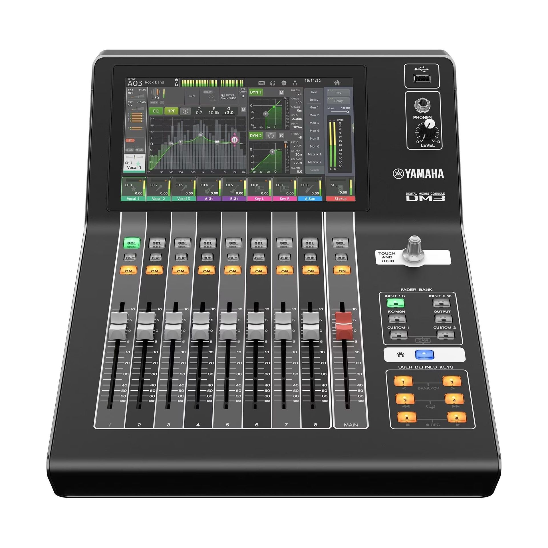 4957812669542 - DM3 Digitalmixer mit Dante Motorfader und 9 Touchscreen - Neuheit