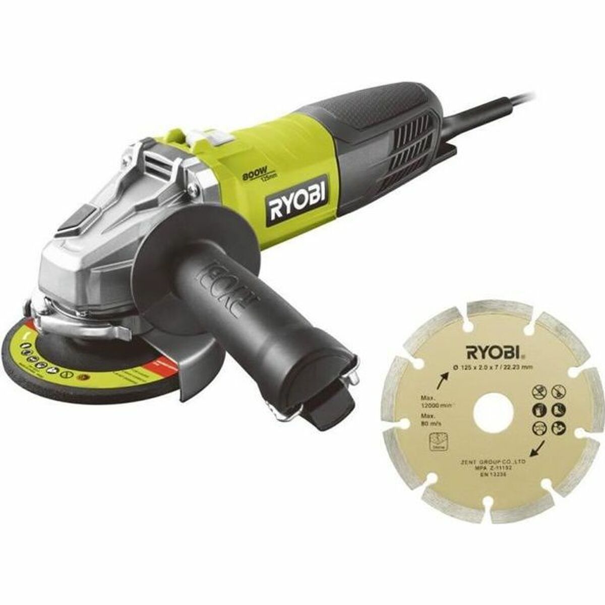 4960673135675 - Angle grinder 800 W Ø 125 mm 230 V 4960673135675 - Angle grinder 800 W Ø 125 mm 230 V