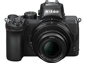 4960759152459 - NIKON Systemkamera Z 50 mit dem Objektiv NIKKOR Z DX 16-50 mm 135-63 Fotokameras schwarz Systemkameras