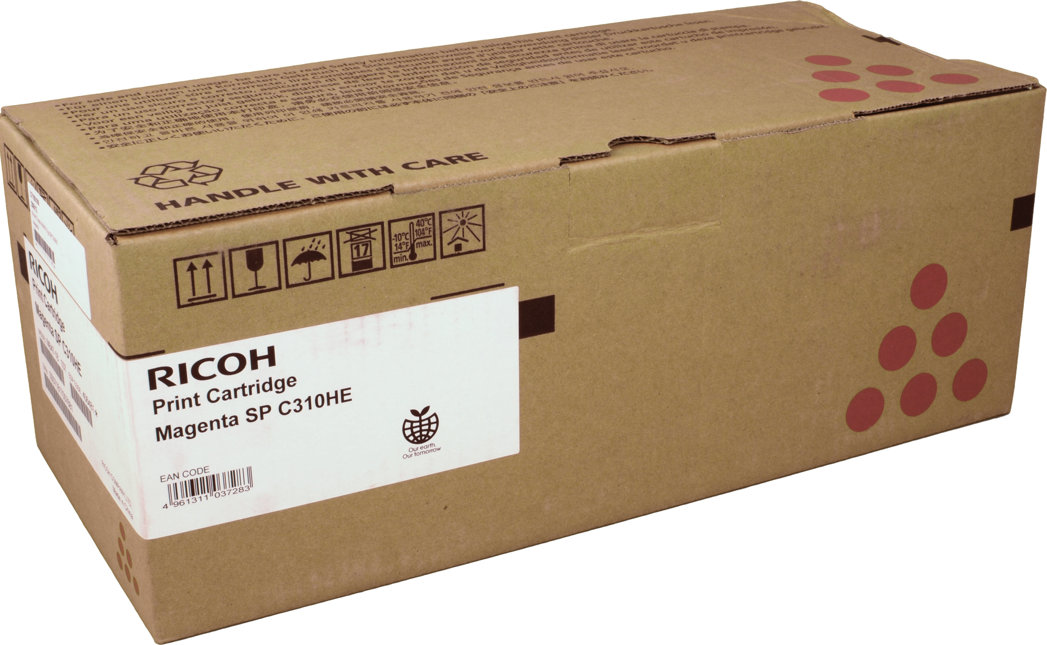 4961311037283 - Toner sp C310 C311 C312 sp C231 C232 magenta 406481 6000K (406481) - Ricoh