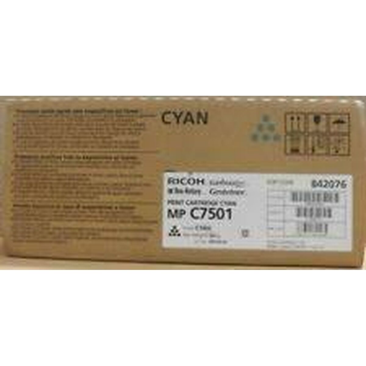 4961311894435 - Original 842076   MPC7501C Toner cyan