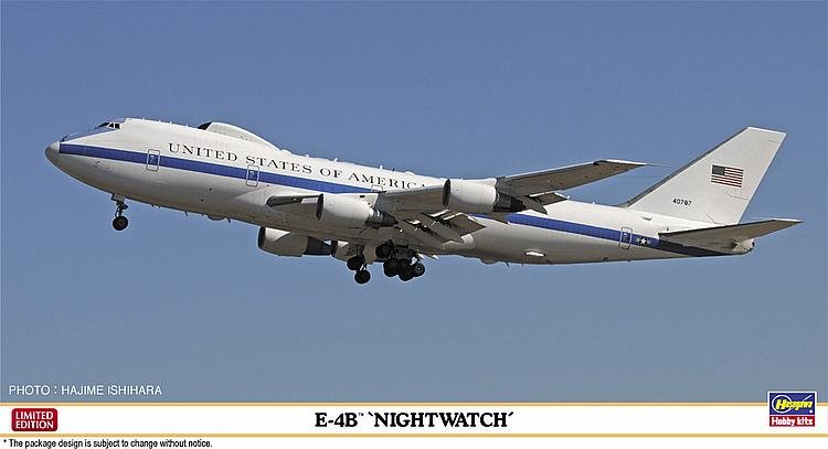 4967834108257 - Hasegawa 610825 - 1 200 Boeing E-4B Nigthwatch