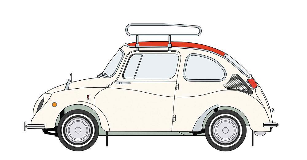 4967834206229 - Subaru 360 Delux mit Dachträger