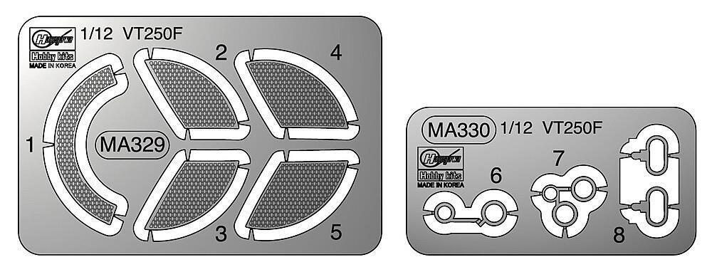 4967834217508 - Photoätzteilen Honda VT250F