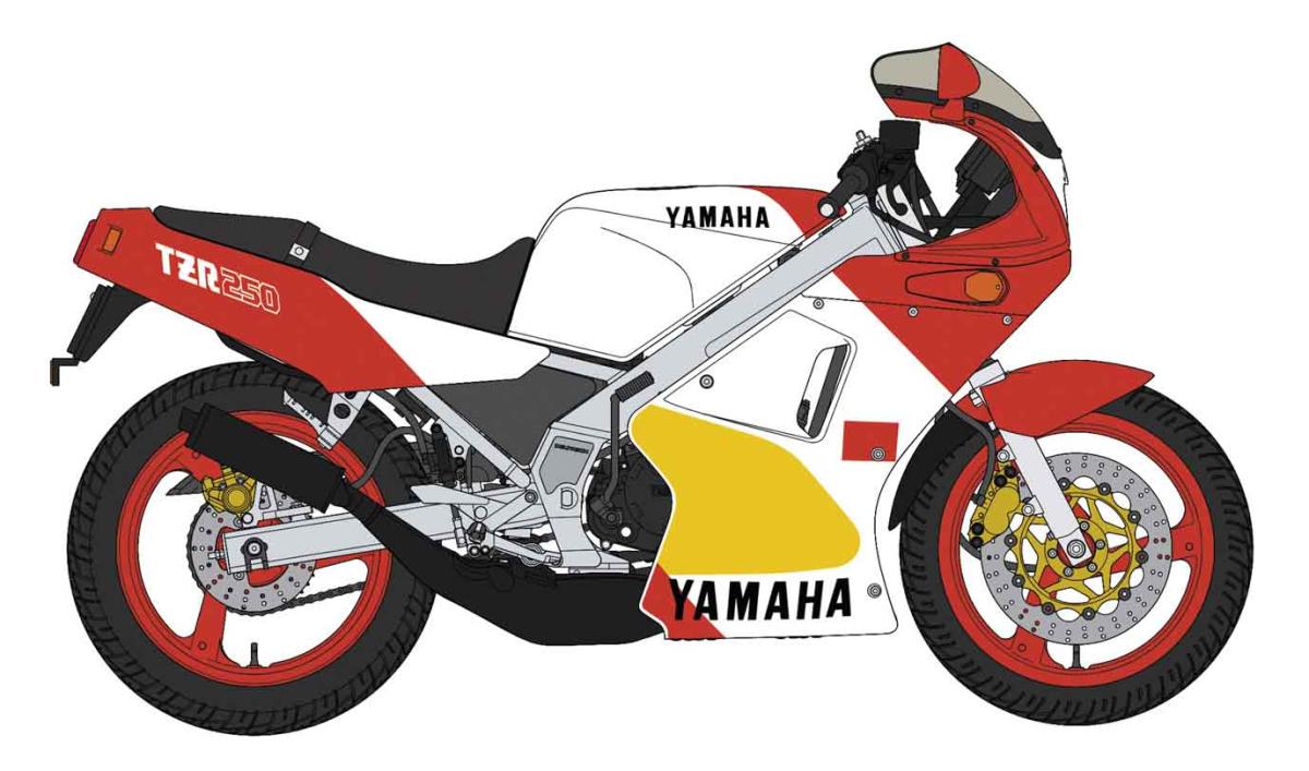 4967834217591 - Yamaha TZR250 2AW