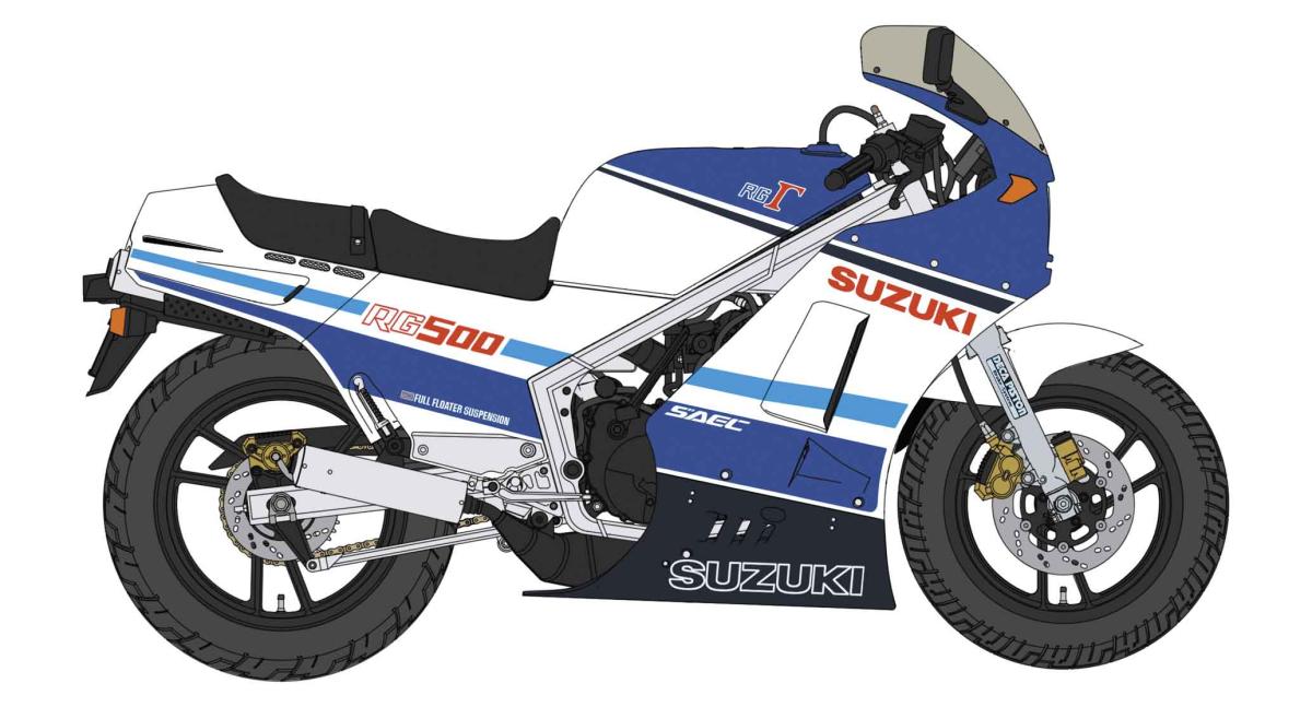 4967834217607 - Suzuki RG500I blau schwarz weiss