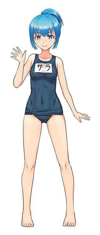 4967834522992 - Hasegawa 652299 - 1 12 EGG Girls No 19 Sara Mayuki Scholl Swimming costume