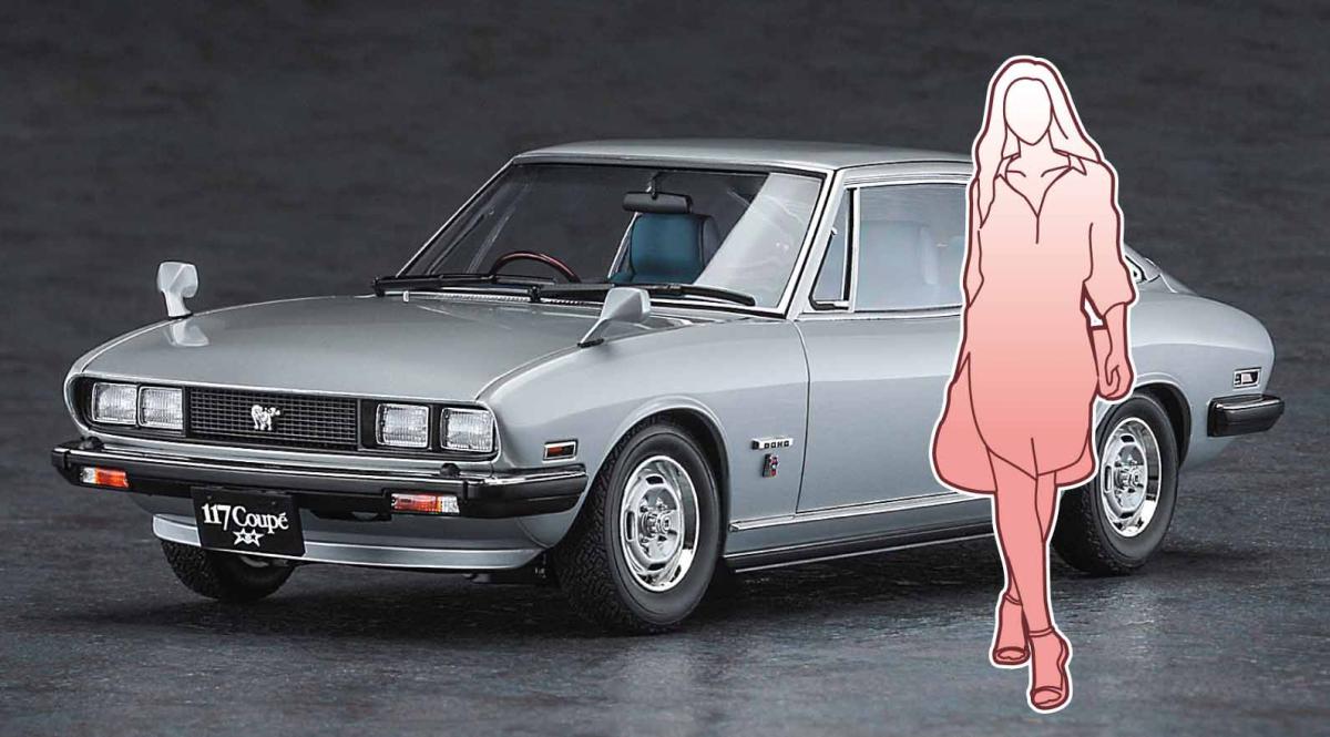 4967834524040 - Isuzu 117 Coupe mit Figur