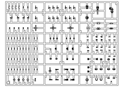 4967834721180 - Japanese Navy Ship Equipments Set a (Machine Guns & Optical Weapons) 4967834721180 - Japanese Navy Ship Equipments Set a (Machine Guns & Optical Weapons)