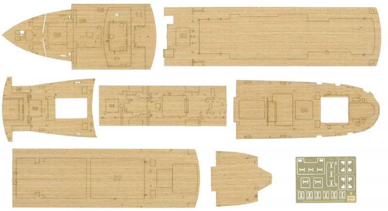 4967834721517 - Hasegawa 672151 - 1 350 Holzdeck für Hikawamaru 4967834721517 - Hasegawa 672151 - 1 350 Holzdeck für Hikawamaru