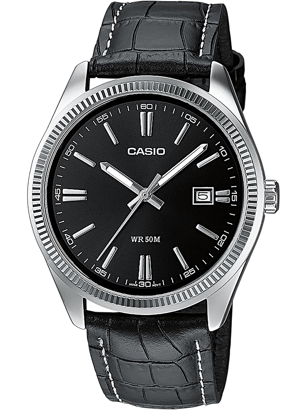 4971850070375 - Quarzuhr CASIO TIMELESS COLLECTION MTP-1302PL-1AVEF Armbanduhren schwarz Damen Armbanduhr Herrenuhr Damenuhr analog Datum