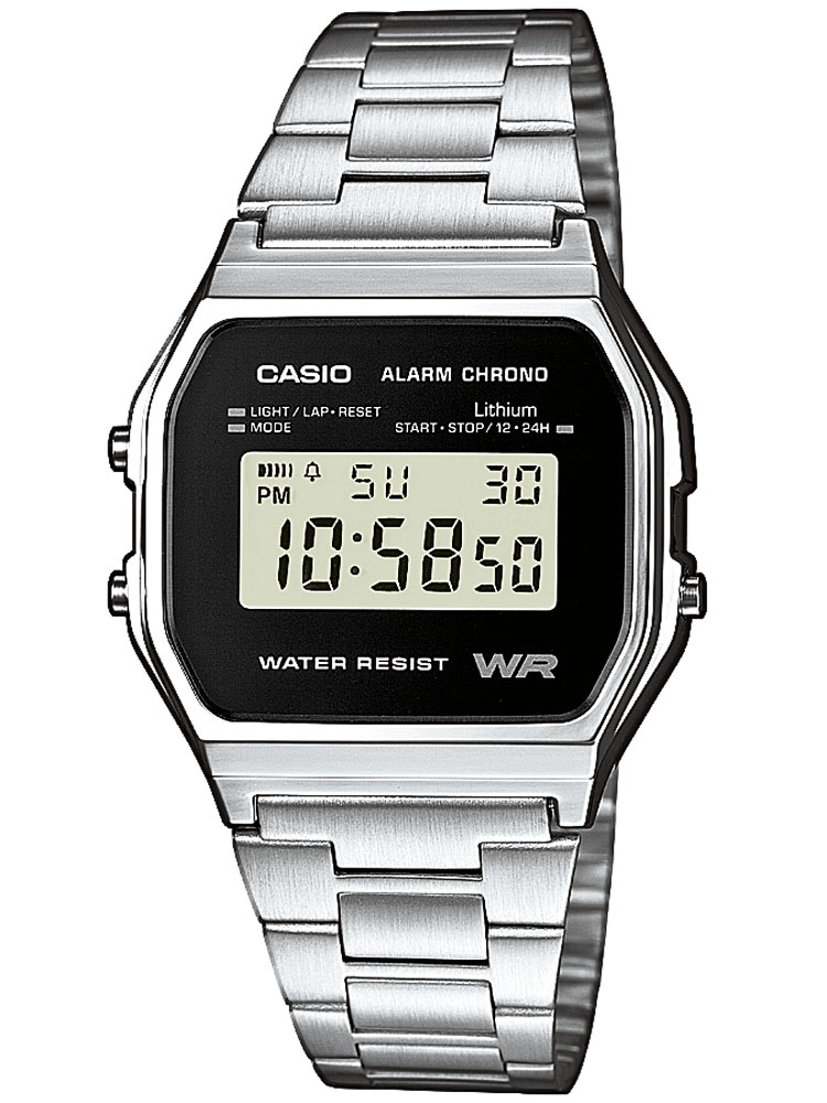 4971850944386 - CASIO A158WEA-1EF Collection 33mm Unisex Damenuhr Herrenuhr 3ATM