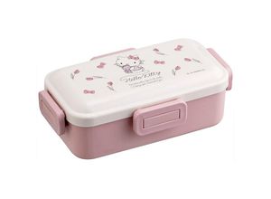 4973307598647 - Semic - Hello Kitty Lunch Box Kitty-chan rosa weiß bedruckt aus Kunststoff Hersteller skater