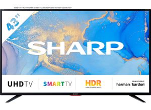 4974019124872 - G (A bis G) SHARP LED-Fernseher 4T-C43BJx Fernseher 43BJ5E schwarz LED Fernseher