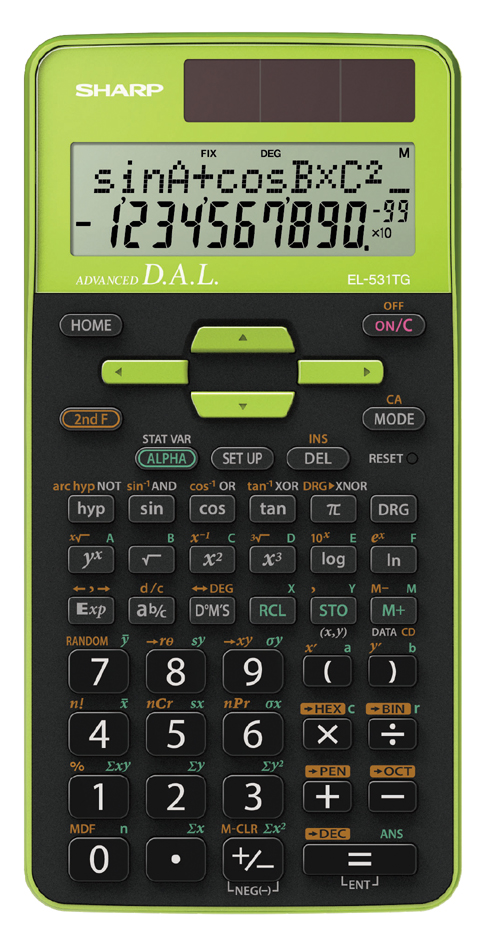 4974019917047 - Schulrechner EL-531 TG-WH Farbe weiß