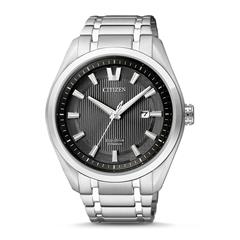 4974374238665 - Titanuhr CITIZEN Super Titanium AW1240-57E Armbanduhren silberfarben Herren Armbanduhr Herrenuhr Solar Datum Titan