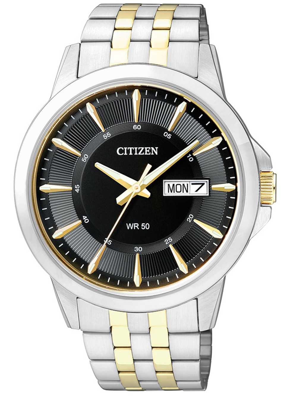 4974374247582 - Quarzuhr CITIZEN BF2018-52EE Armbanduhren silberfarben (silberfarben goldfarben) Damen Quarzuhren Armbanduhr Herrenuhr Damenuhr Edelstahlarmband Datum