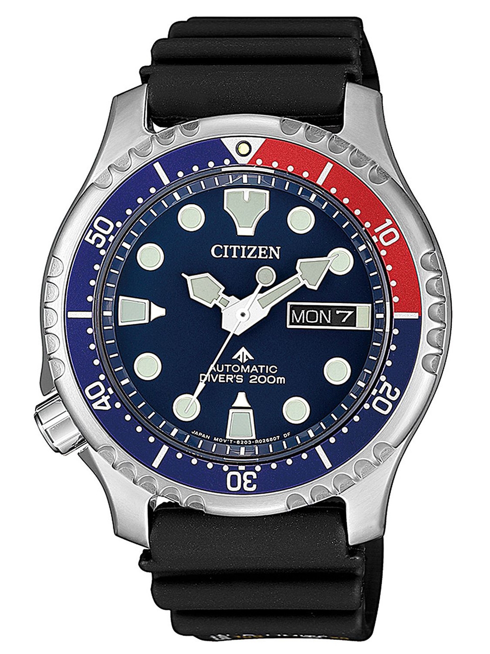 4974374288349 - Automatikuhr CITIZEN NY0086-16LE Armbanduhren schwarz Damen Armbanduhr Herrenuhr Damenuhr Taucheruhr bis 20 bar wasserdicht