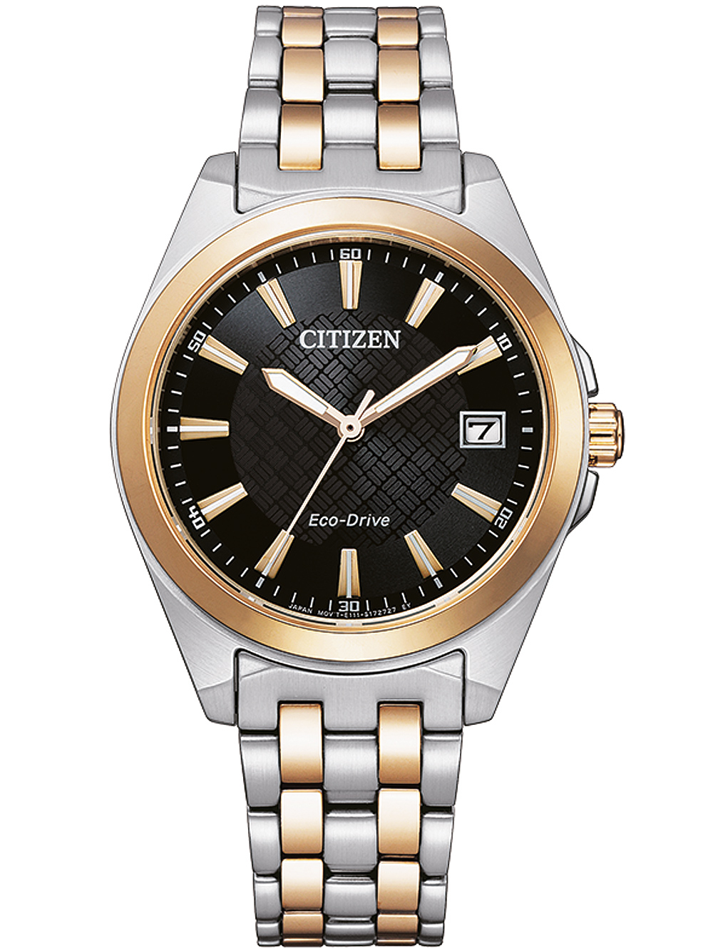 4974374304872 - Solaruhr CITIZEN EO1213-85E Armbanduhren rosegold (silberfarben roségoldfarben) Damen Armbanduhr Damenuhr Edelstahlarmband bis 10 bar wasserdicht Datum