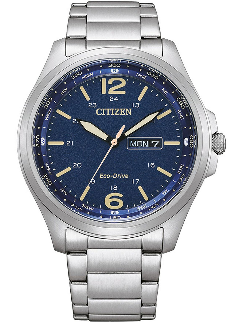 4974374311351 - Solaruhr CITIZEN AW0110-82L Armbanduhren silberfarben Herren Solaruhren