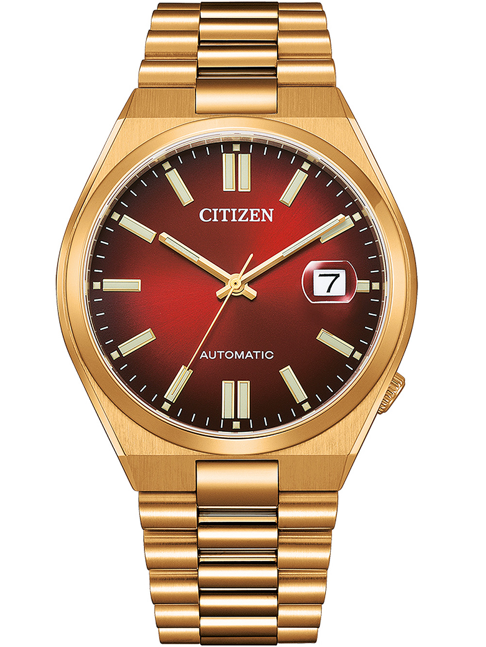 4974374333698 - Automatikuhr CITIZEN NJ0153-82X Armbanduhren goldfarben (roségoldfarben) Damen Automatikuhren Armbanduhr Damenuhr Herrenuhr Edelstahlarmband Saphirglas Datum