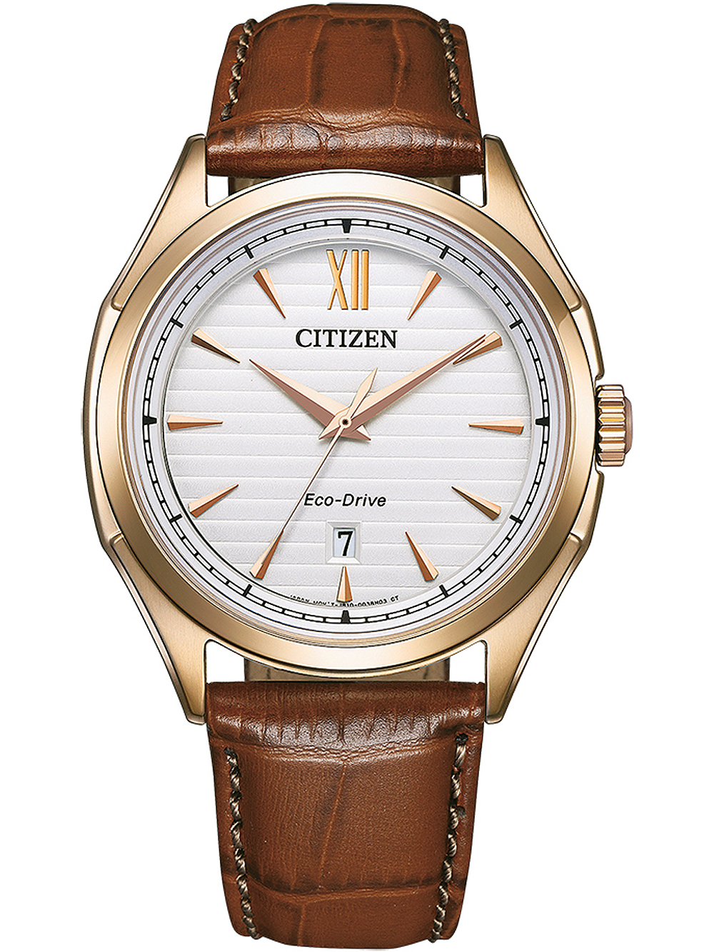 4974374333810 - Solaruhr CITIZEN AW1753-10A Armbanduhren braun Herren Solaruhren Armbanduhr Herrenuhr