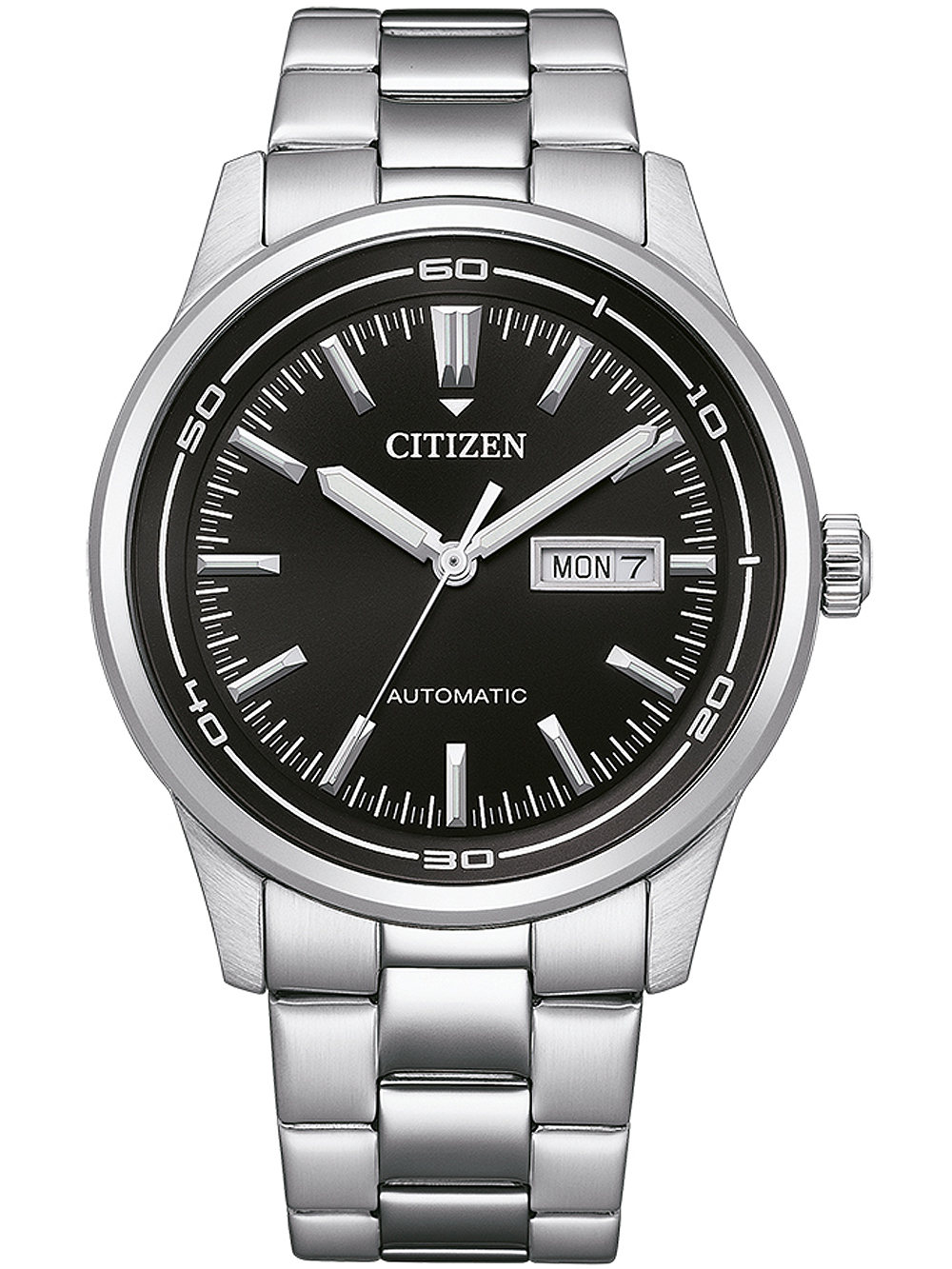 4974374334534 - Automatikuhr CITIZEN NH8400-87EE Armbanduhren silberfarben Herren Automatikuhren Armbanduhr Herrenuhr