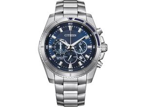 4974374335678 - Chronograph CITIZEN AN8201-57L Armbanduhren silberfarben Herren Armbanduhr Quarzuhr Herrenuhr Edelstahlarmband