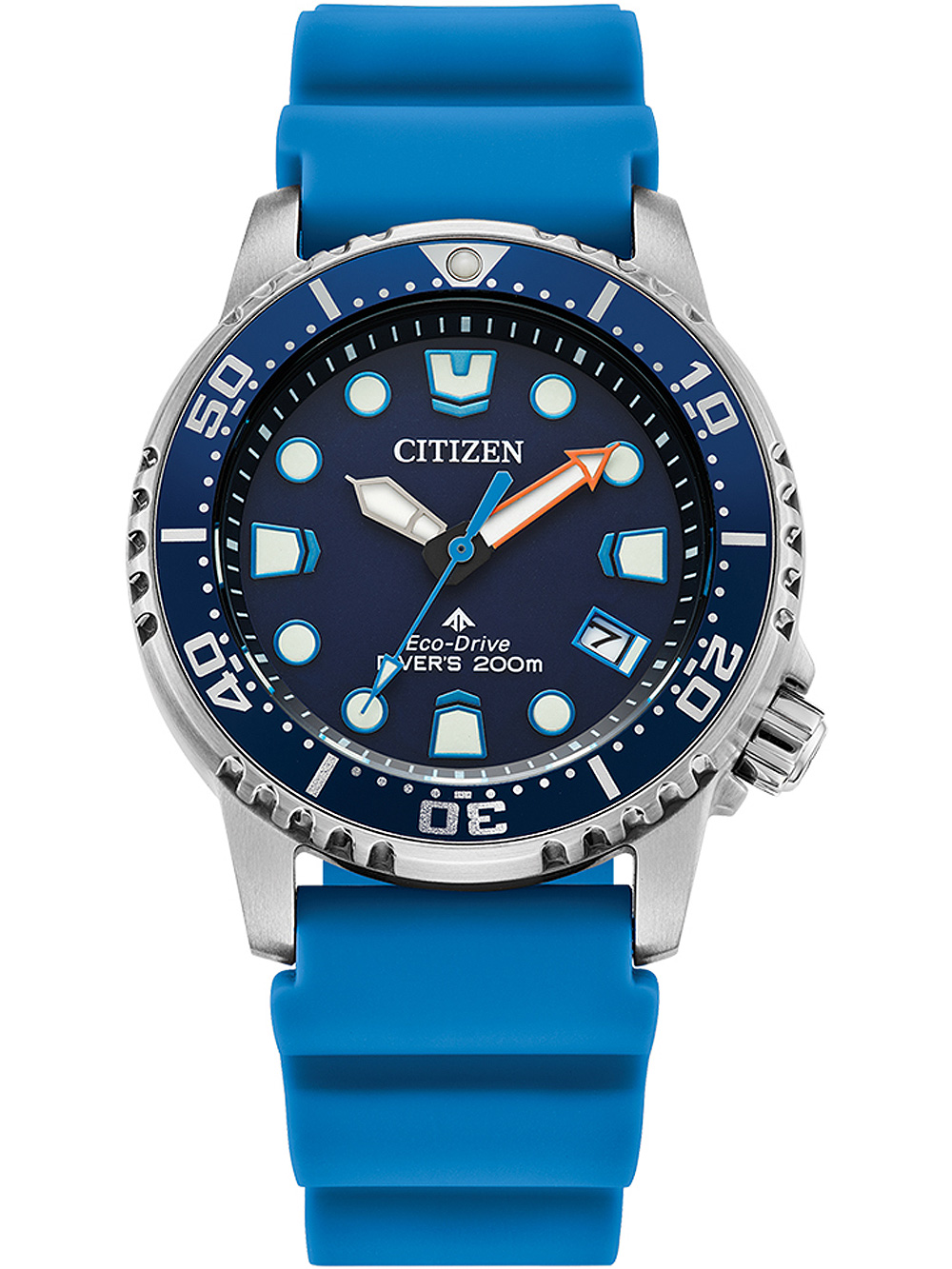 4974374336996 - Taucheruhr CITIZEN EO2028-06L Armbanduhren blau Taucheruhren Armbanduhr Herrenuhr Damenuhr Solar bis 20 bar wasserdicht