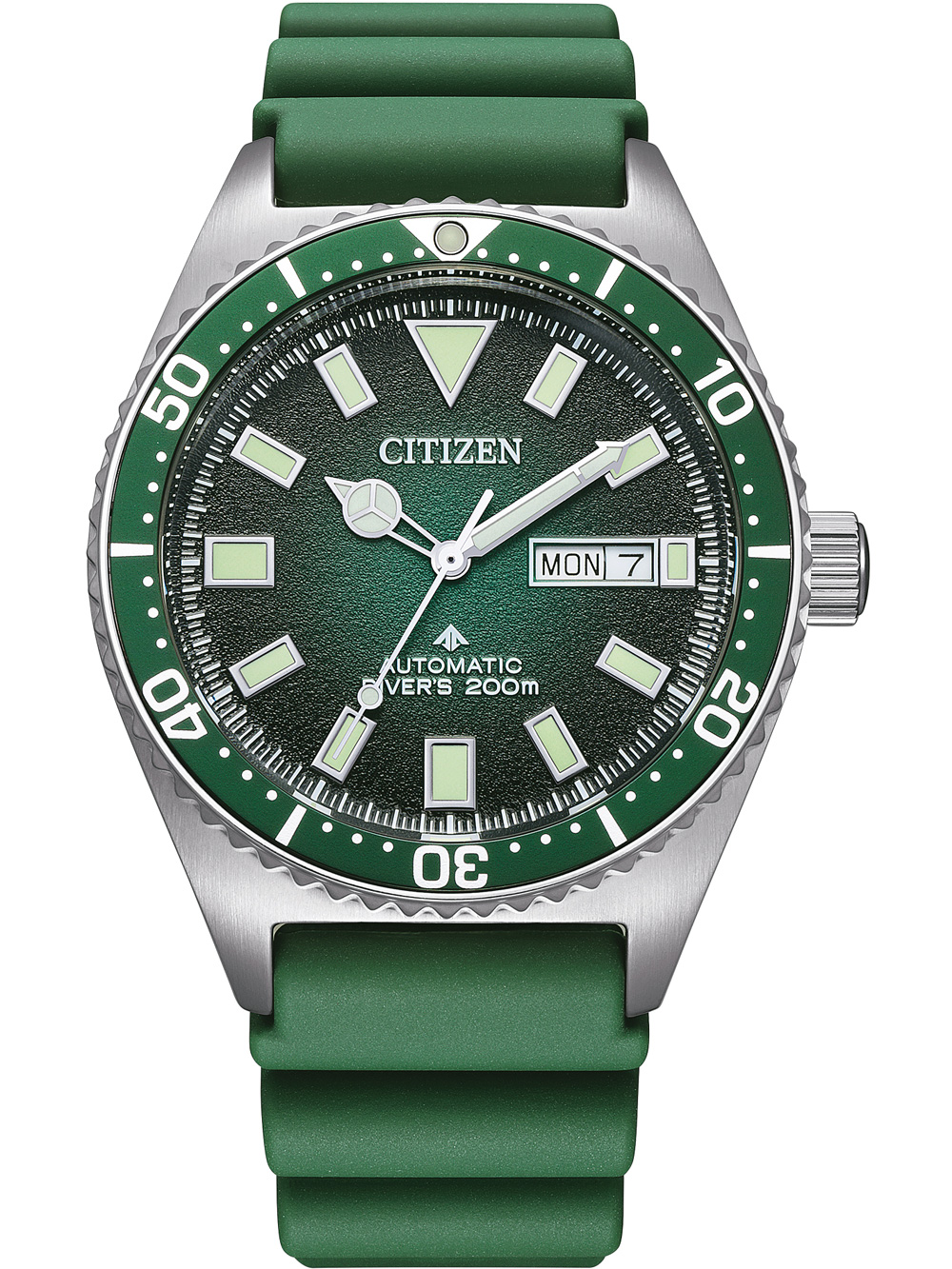 4974374338211 - Automatikuhr CITIZEN NY0121-09XE Armbanduhren grün Damen Automatikuhren Armbanduhr Herrenuhr Damenuhr Taucheruhr bis 20 bar wasserdicht