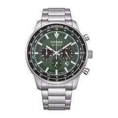 4974374339546 - Chronograph CITIZEN CA4500-91X Armbanduhren silberfarben Herren Solaruhren Armbanduhr Herrenuhr Solar Stoppfunktion Edelstahlarmband