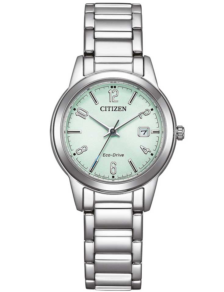 4974374339669 - Solaruhr CITIZEN FE1241-71X Armbanduhren silberfarben Damen Solaruhren Armbanduhr Damenuhr Edelstahlarmband Datum