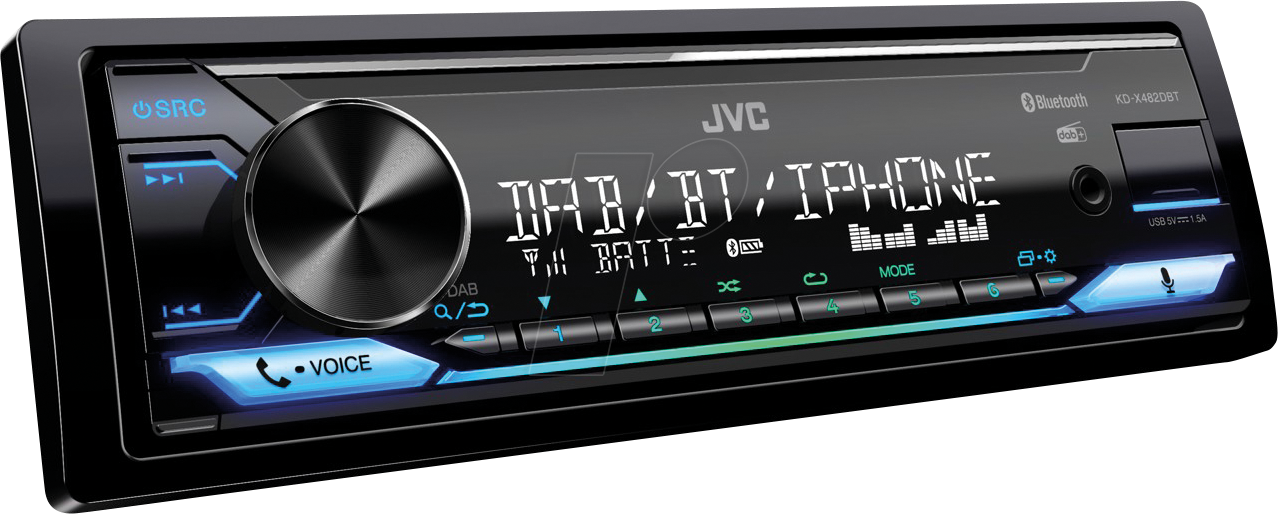 4975769023927 - KD-X482DBT Autoradio Bluetooth®-Freisprecheinrichtung dab+ Tuner - JVC