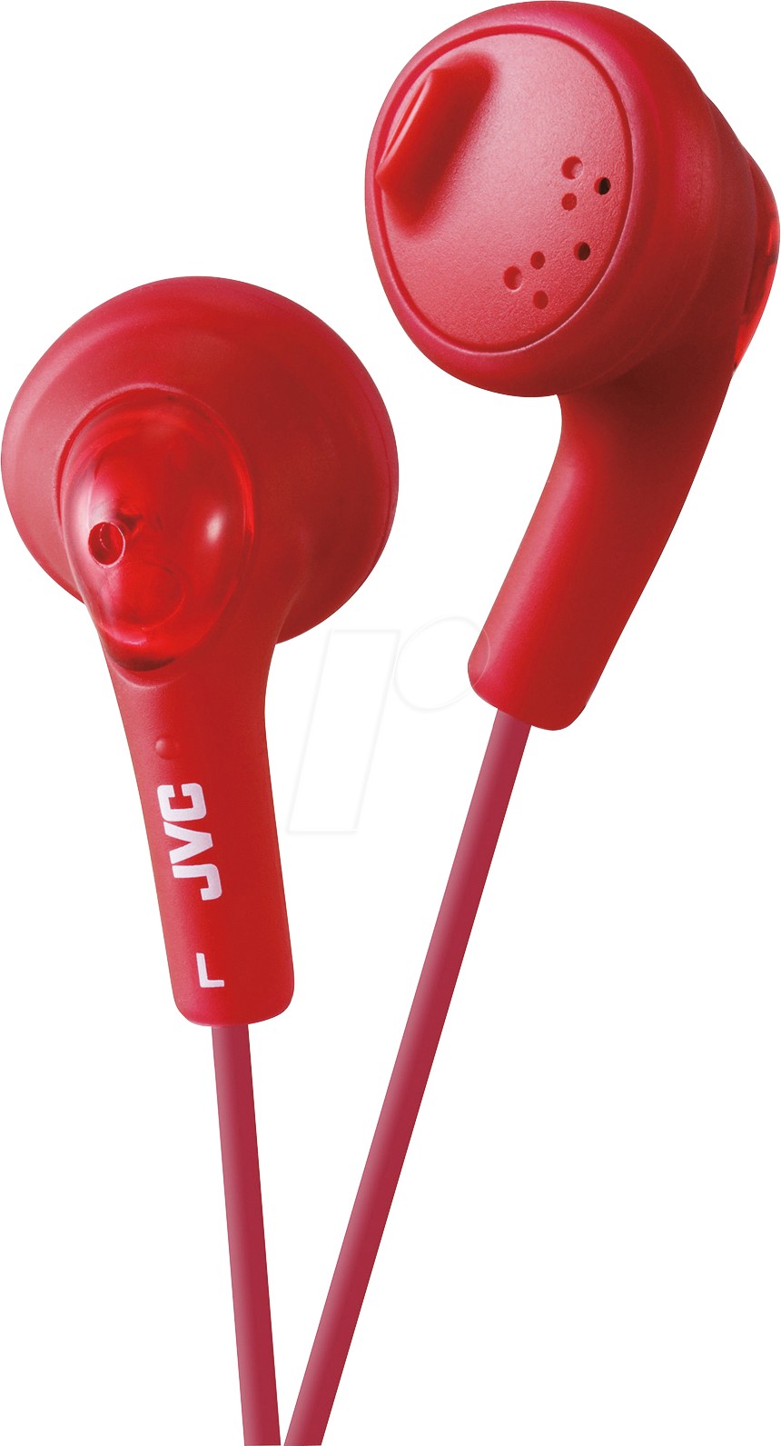 4975769415630 - HA-F160-R - Gummierter In-Ear Kopfhörer rot